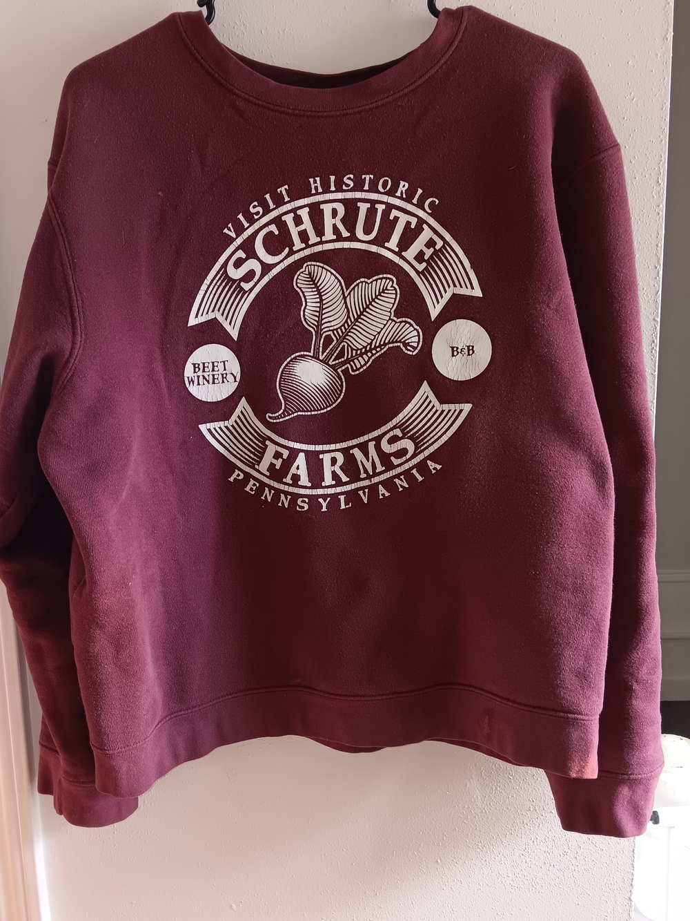 Maroon Crewneck Sweatshirt